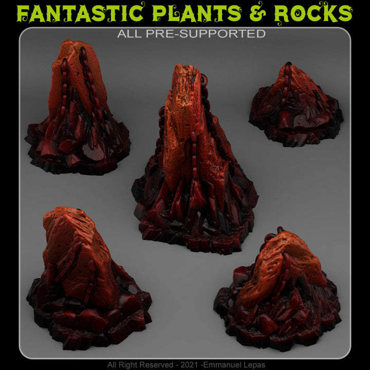 Old Hell Rocks — creator render; models supplied unpainted