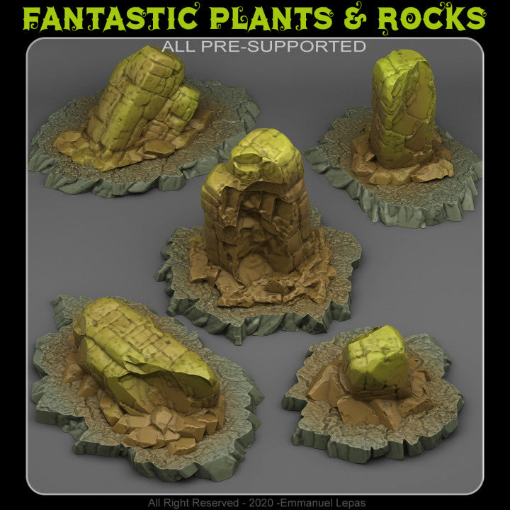 Ancient Jungle Ruins — creator render; models supplied unpainted