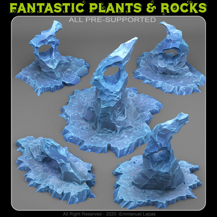Sharp Glacier — creator render; models supplied unpainted