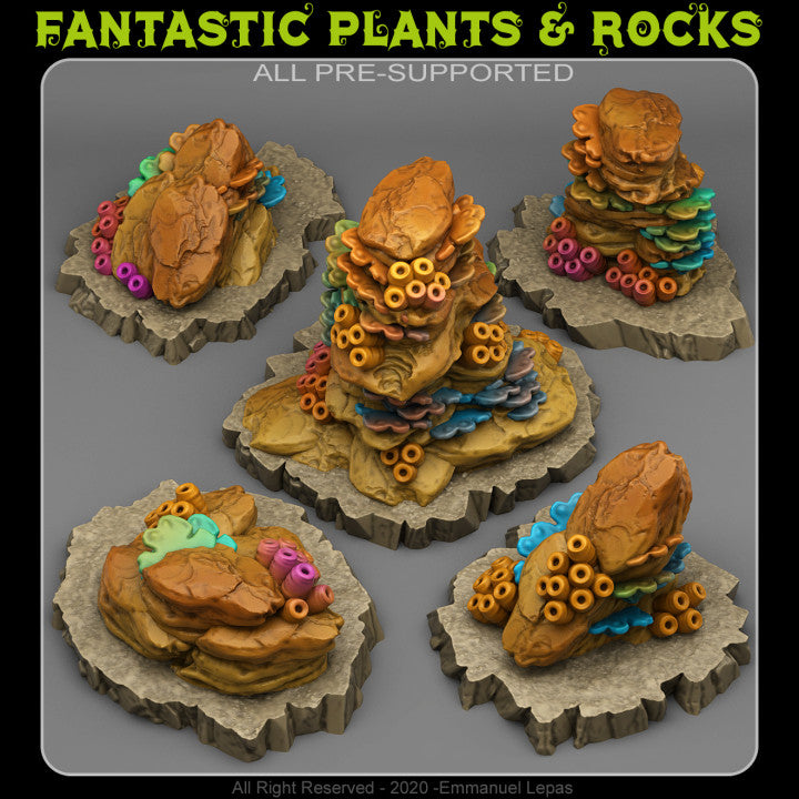 Underwater Coral — creator render; models supplied unpainted