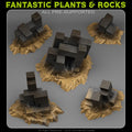 Abstract Desert Rocks — creator render; models supplied unpainted