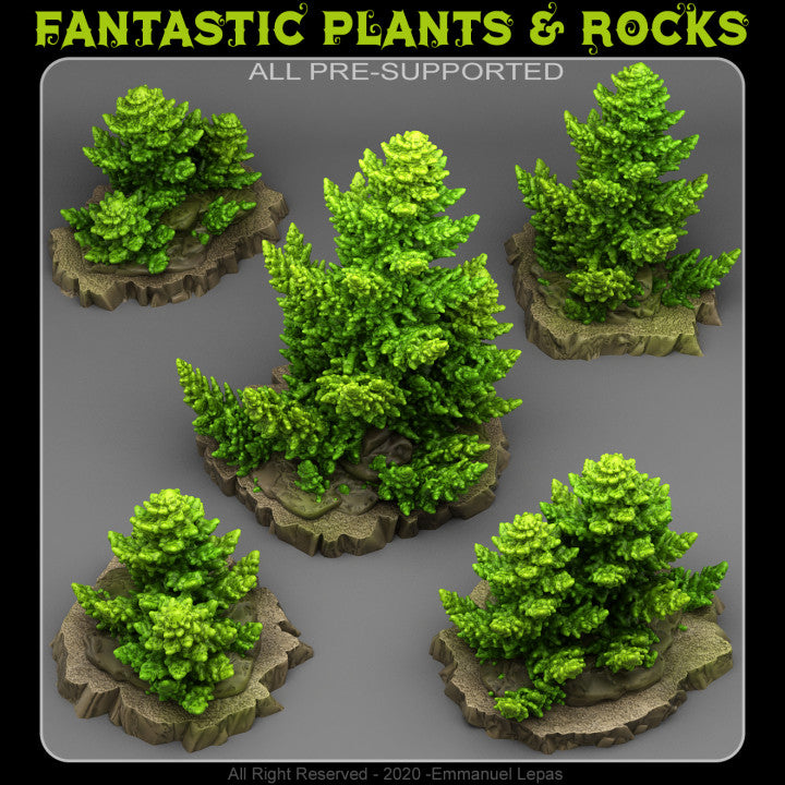 Ancient Pines — creator render; models supplied unpainted