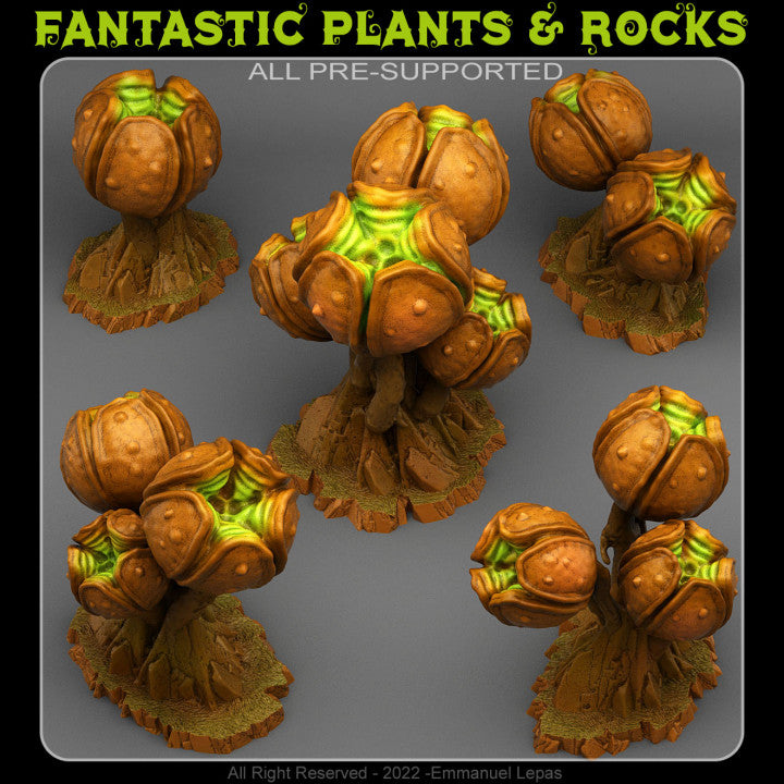 Insanity Spore Pods — creator render; models supplied unpainted