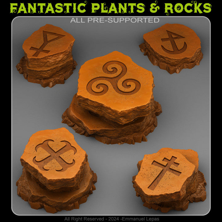 Gaelic Stones — creator render; models supplied unpainted