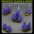 Dangerous Purple Mushrooms — creator render; models supplied unpainted
