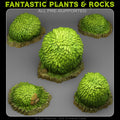 Green Round Bush — creator render; models supplied unpainted