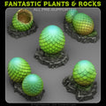 Abandoned Dragons Eggs — creator render; models supplied unpainted