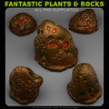 Volcano Rocks — creator render; models supplied unpainted