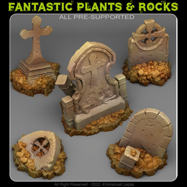 Lost Graveyards — creator render; models supplied unpainted
