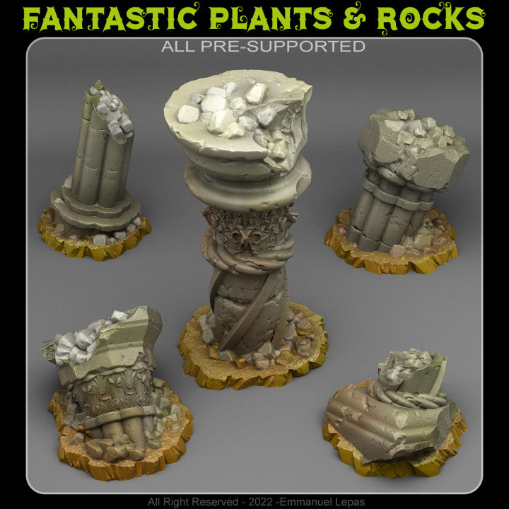 Ancient Greek Ruins — creator render; models supplied unpainted