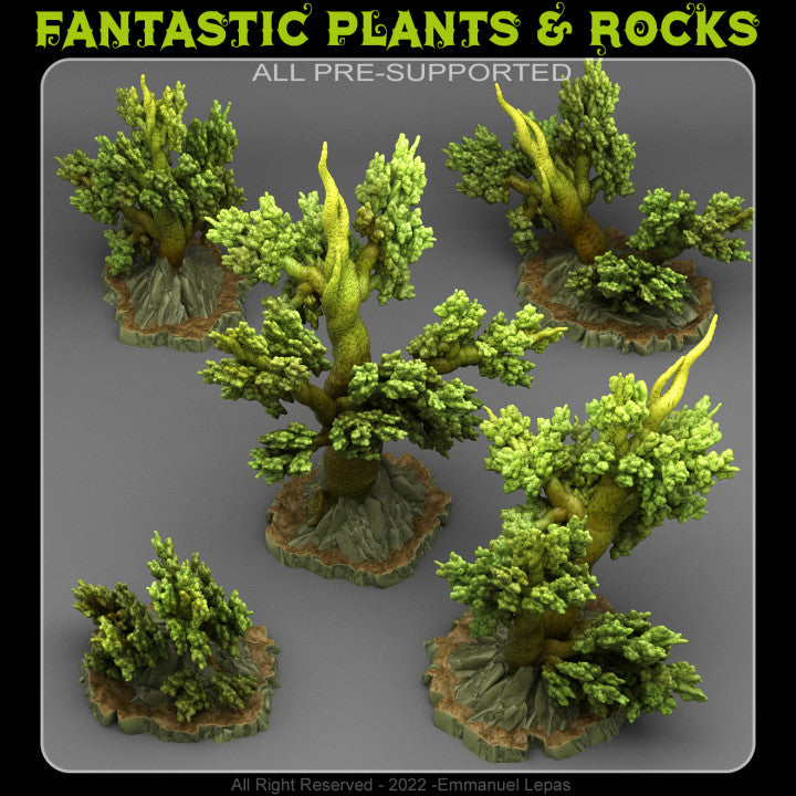 Angervine Trees — creator render; models supplied unpainted