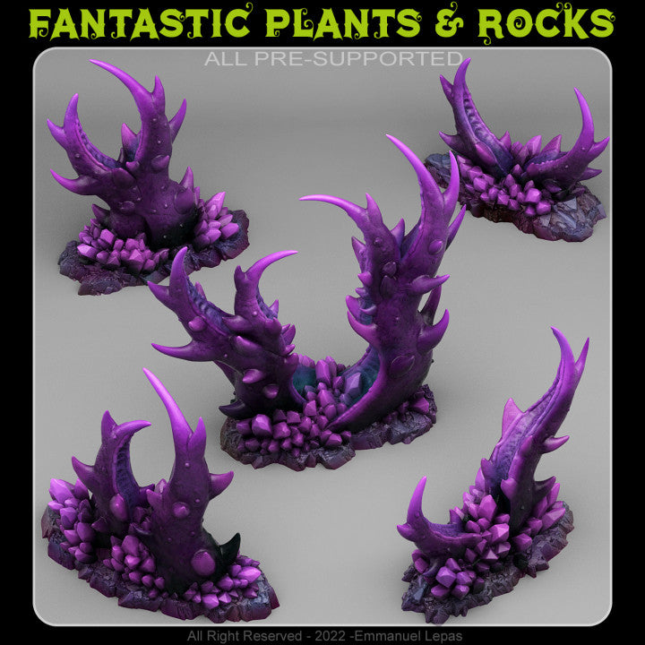Underdark Claws Plants — creator render; models supplied unpainted