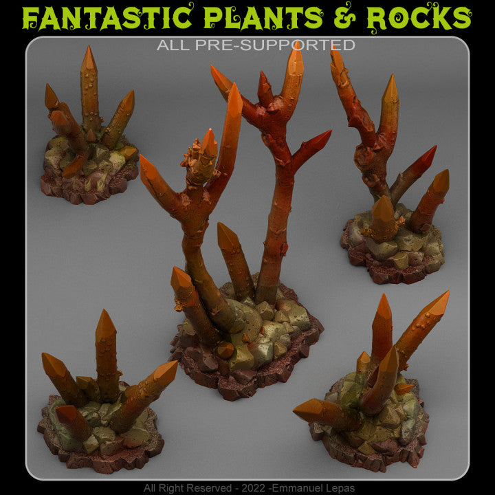 Abandoned Dangerous Sticks — creator render; models supplied unpainted