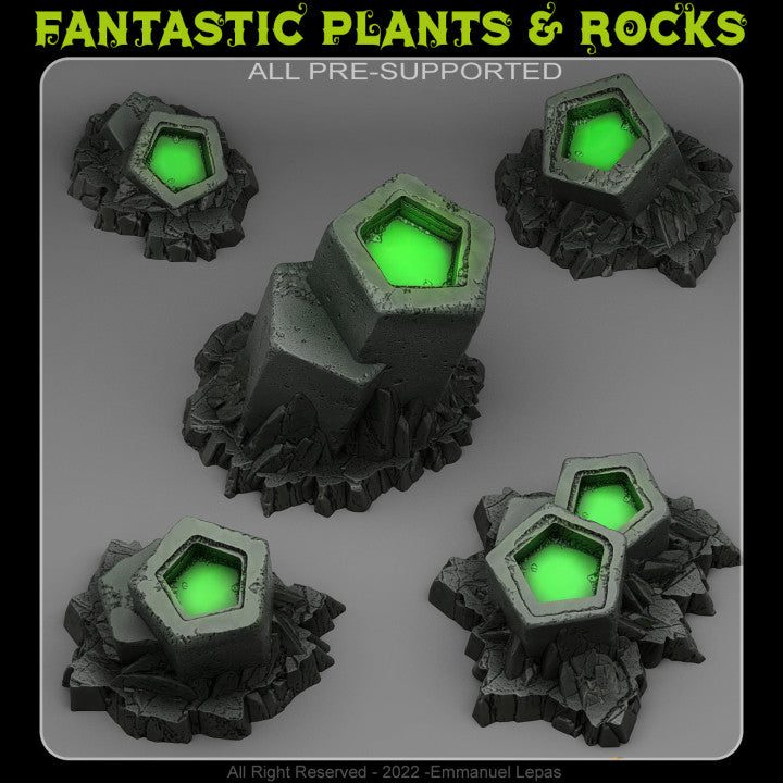 Pentalore Scrying Pools — creator render; models supplied unpainted