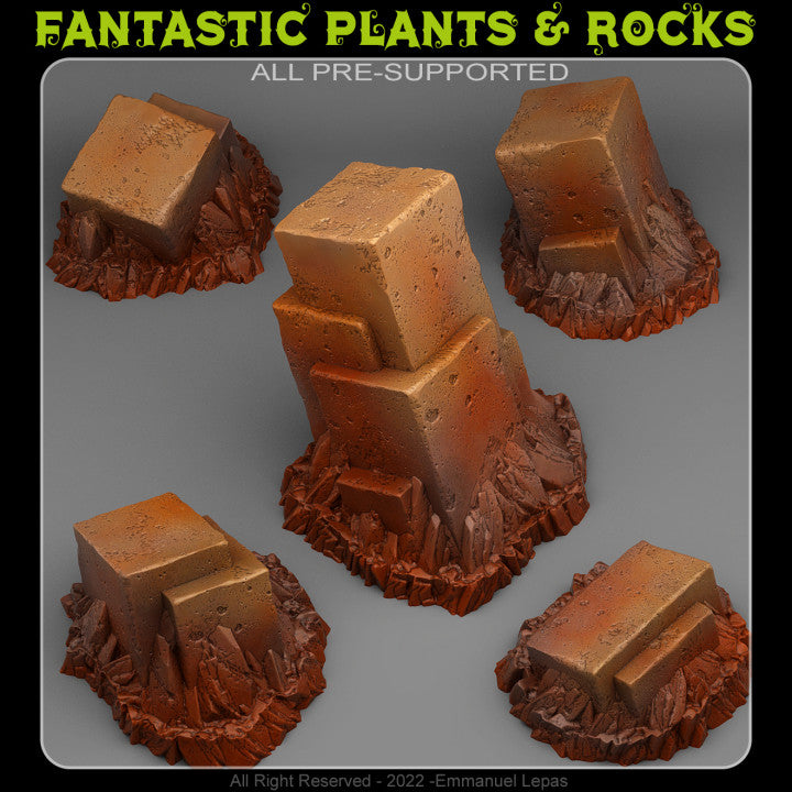 Sugarcube Pillars — creator render; models supplied unpainted