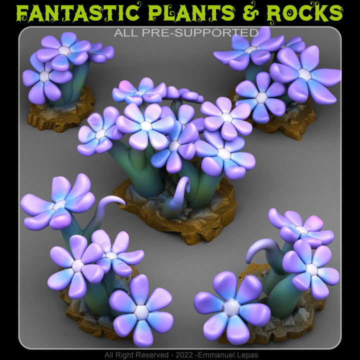 Magic Childish Flowers — creator render; models supplied unpainted