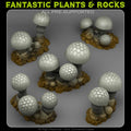 Data Shrooms — creator render; models supplied unpainted