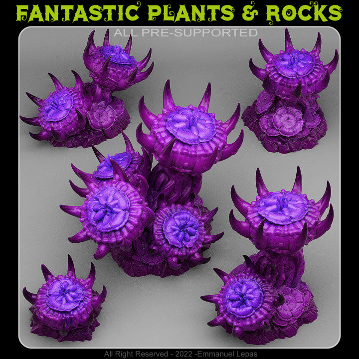 Underdark Flowers — creator render; models supplied unpainted