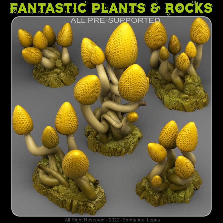 Lemondrop Mushrooms — creator render; models supplied unpainted