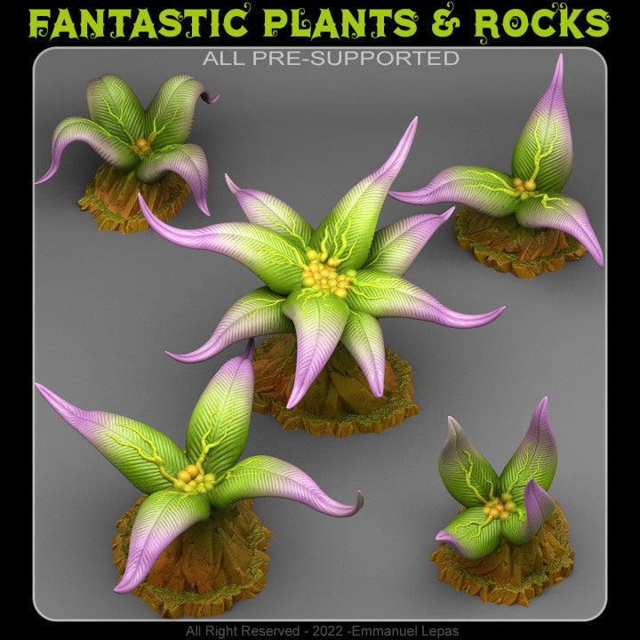Elegant Poisonous Plants — creator render; models supplied unpainted