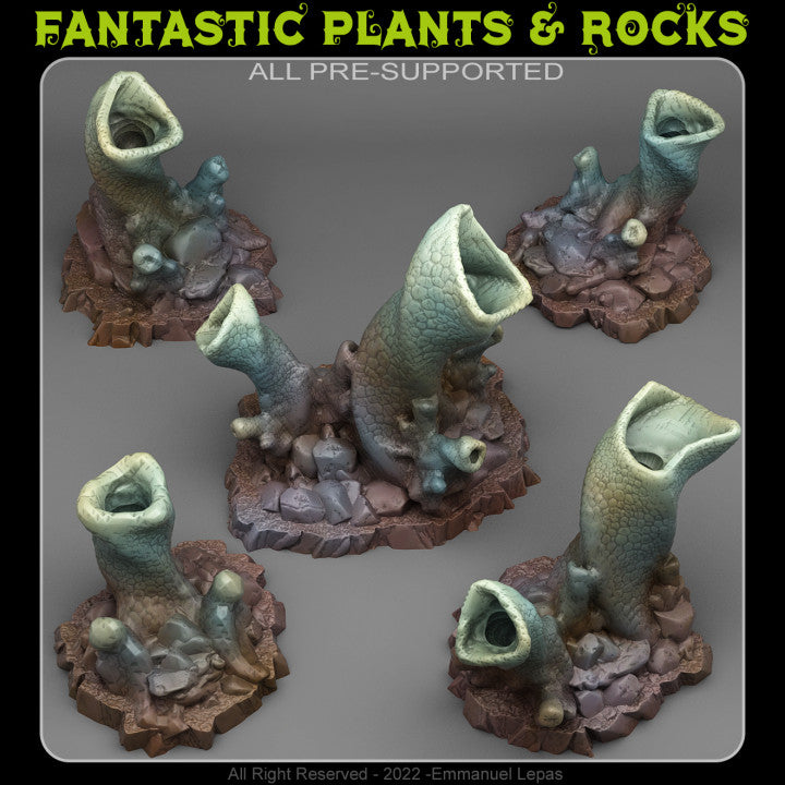 Strange Smoke Holes Cavern — creator render; models supplied unpainted