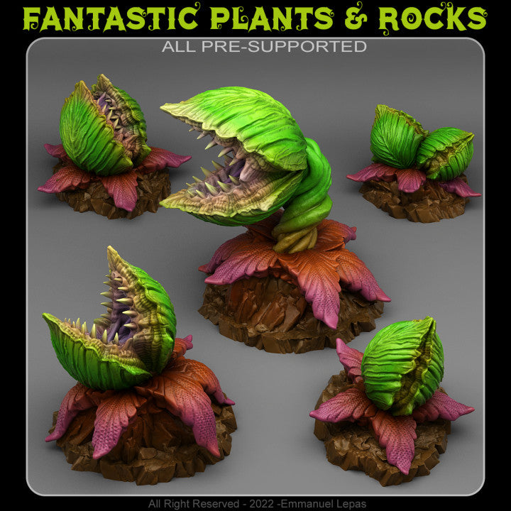 Massive Carnivorous Plants — creator render; models supplied unpainted