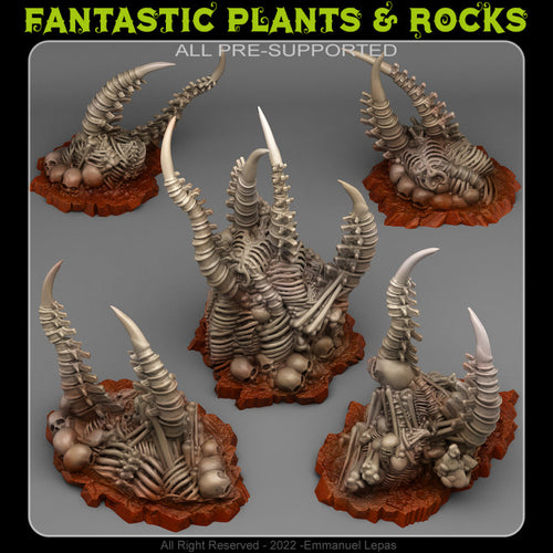 Abandoned Pile Of Bones — creator render; models supplied unpainted
