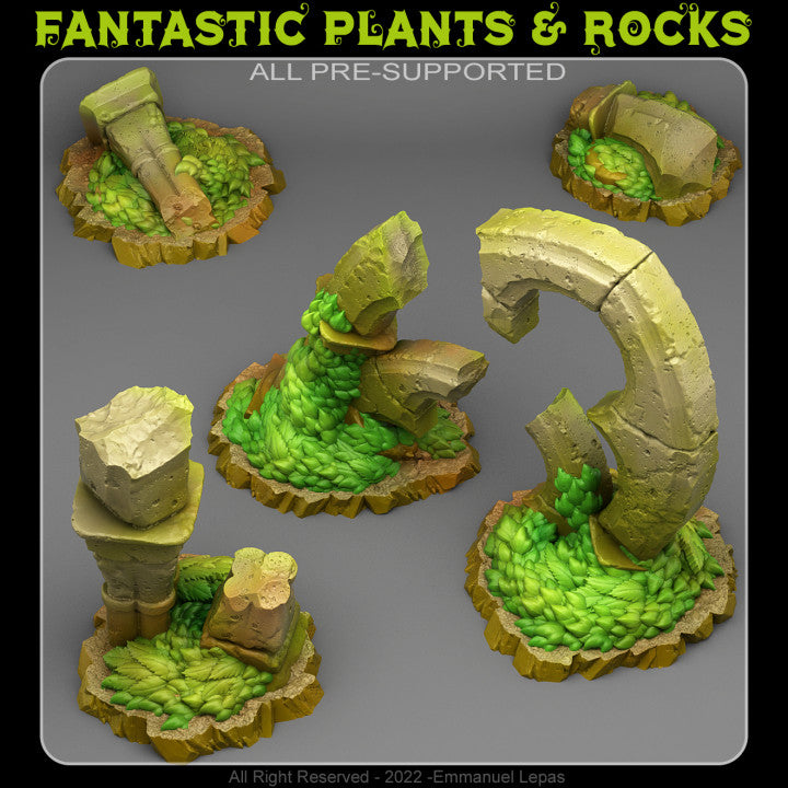 Gothic Ruins — creator render; models supplied unpainted