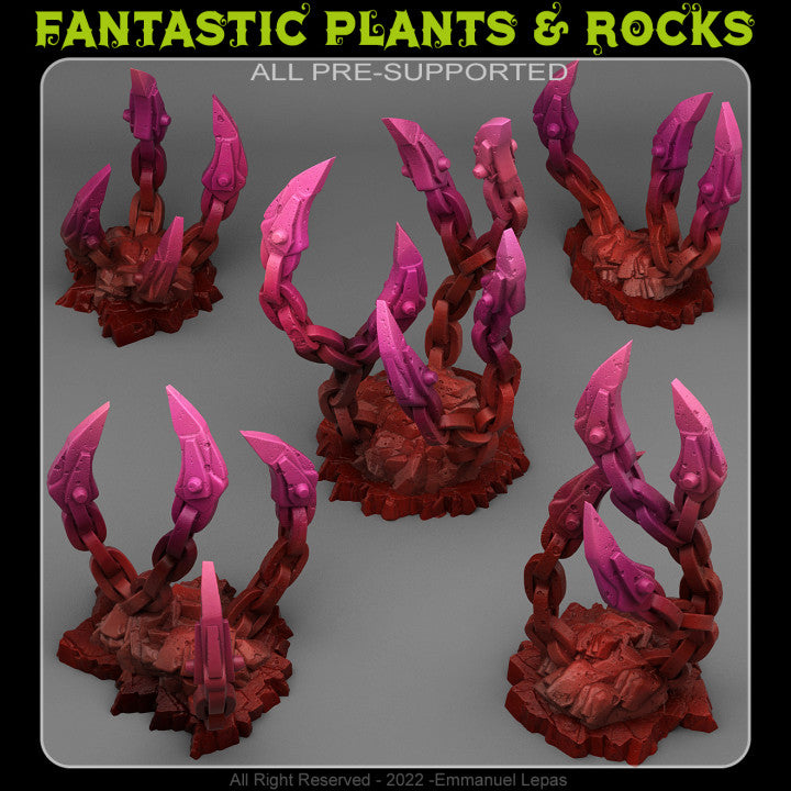 Demoniac Underdark Chains — creator render; models supplied unpainted