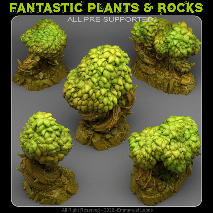 Magical Bramble Trees — creator render; models supplied unpainted