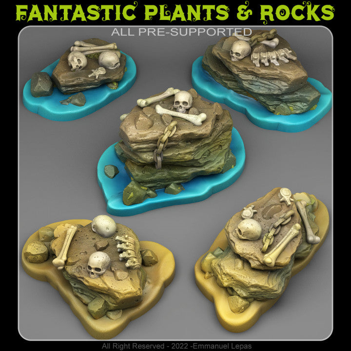 Pirates Stones — creator render; models supplied unpainted