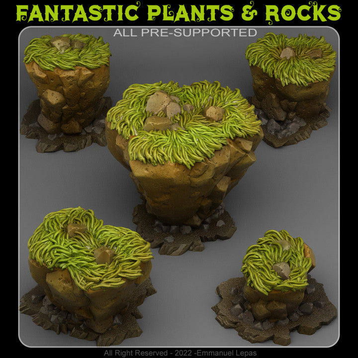 Fantasy Lost Rocks — creator render; models supplied unpainted
