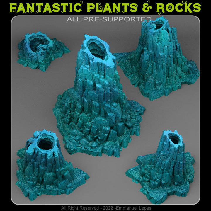 Ice Hole Cavern — creator render; models supplied unpainted