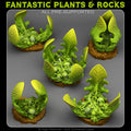 Carnivorous Glue Plants — creator render; models supplied unpainted