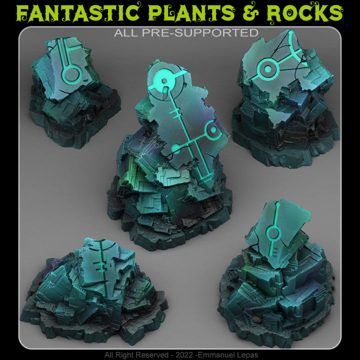 Alien Ruins — creator render; models supplied unpainted