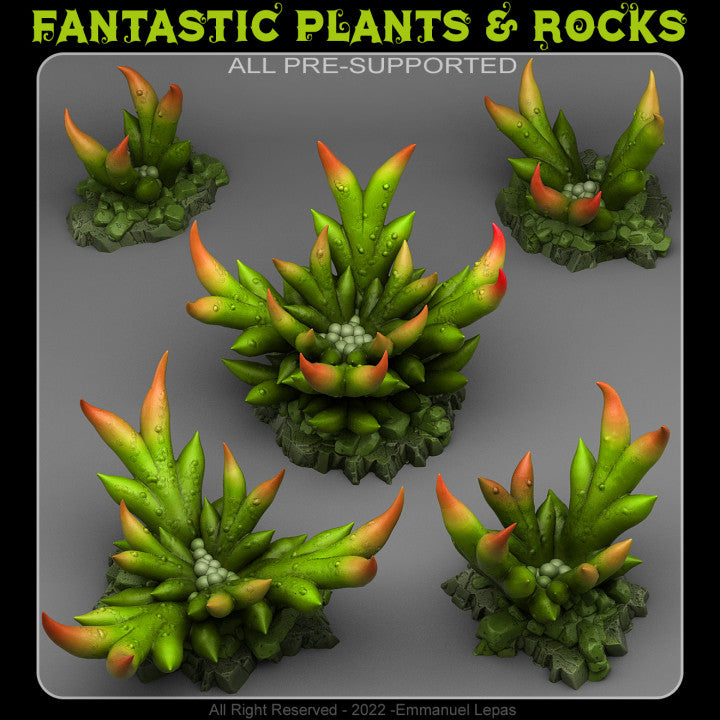 Creepy Bromeliad — creator render; models supplied unpainted