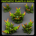 Creepy Bromeliad — creator render; models supplied unpainted