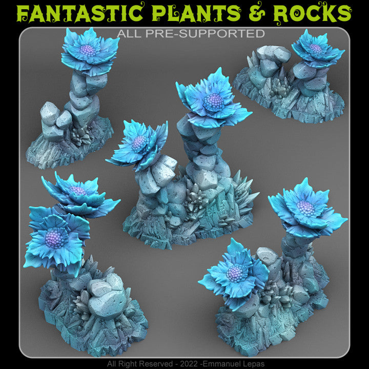 Frozen Flowers — creator render; models supplied unpainted