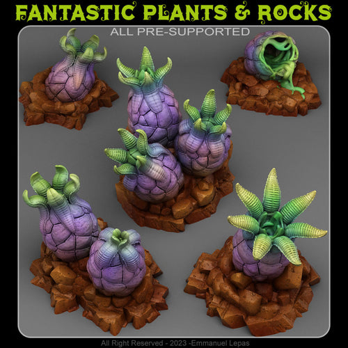 Alien Eggs — creator render; models supplied unpainted