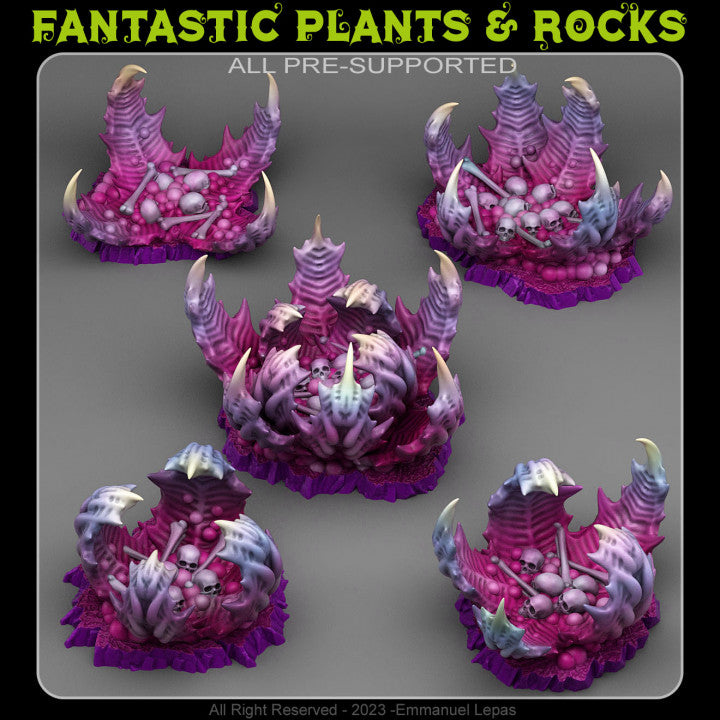 Alien Carnivorous Plants — creator render; models supplied unpainted