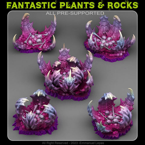 Alien Carnivorous Plants — creator render; models supplied unpainted