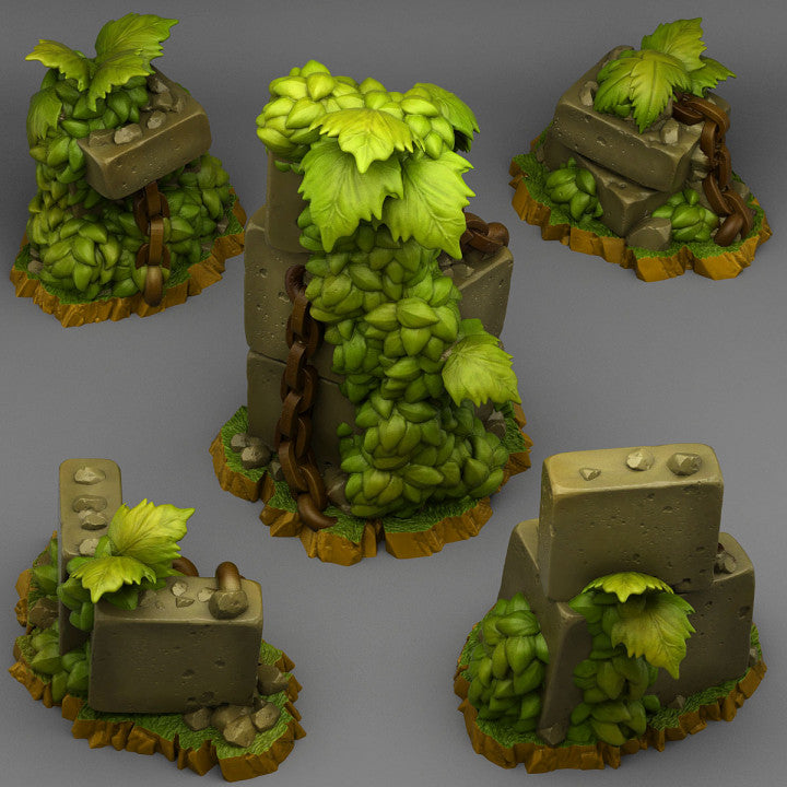 Spring Ruins — creator render; models supplied unpainted