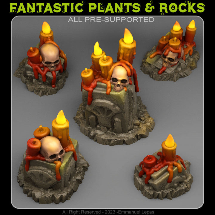 Deadly Autels — creator render; models supplied unpainted