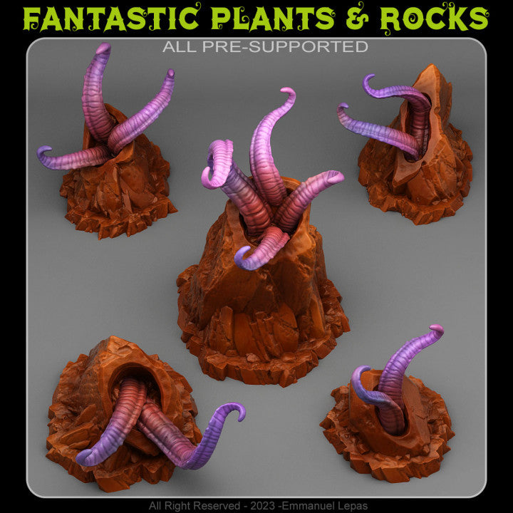 Alien Mars Stones — creator render; models supplied unpainted