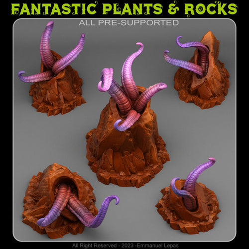 Alien Mars Stones — creator render; models supplied unpainted