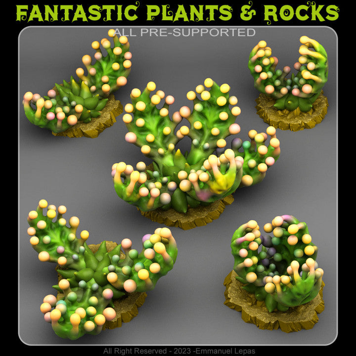 Bubble Carnivorous Plants — creator render; models supplied unpainted