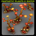 Mushrooms Trees — creator render; models supplied unpainted