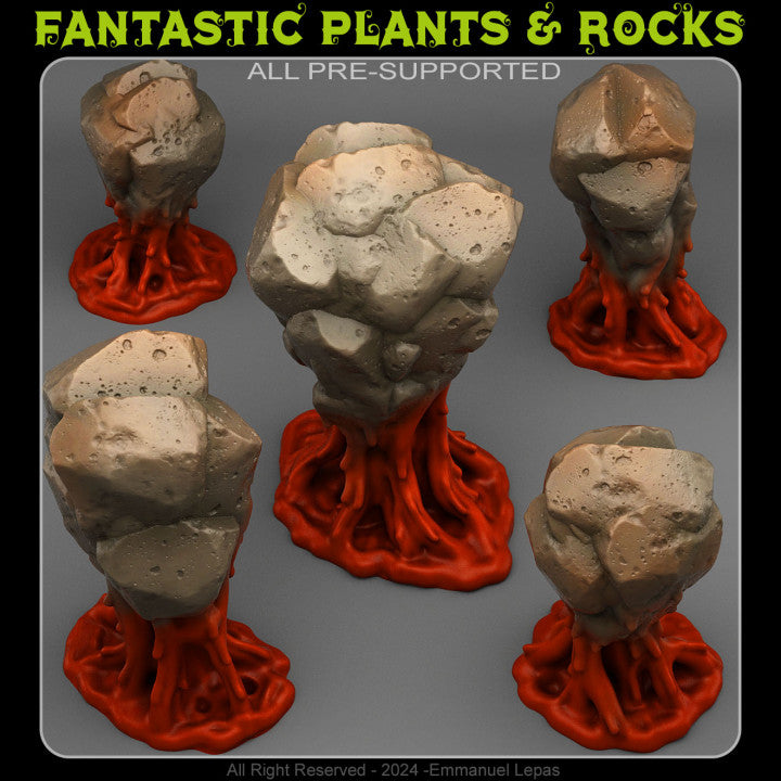 Blood Rocks — creator render; models supplied unpainted