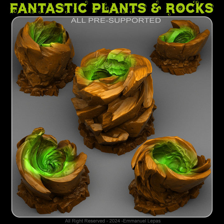 Vortex Stones — creator render; models supplied unpainted