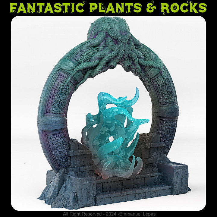Cthulhu'S Portal With Its Tentacle Effect — creator render; models supplied unpainted
